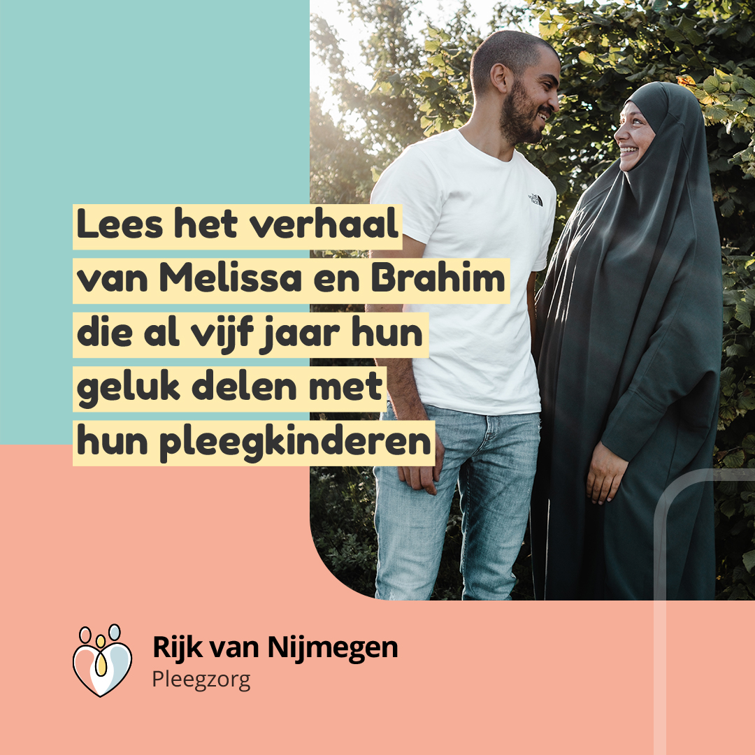 Lees het verhaal van Melissa en Brahim die al vijf jaar hun geluk delen met hun pleegkinderen